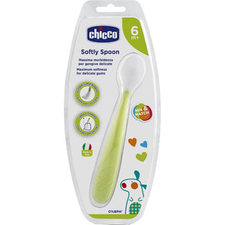 Chicco Food Cuchara Silicona Verde +6 Meses