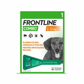 Frontline Combo Cão 2-10kg Solução para Unção Punctiforme 0,67ml 1 Pipeta