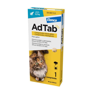 Adtab Comprimidos Antiparasitários Gato 2-8kg 48mg