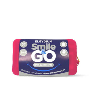 Elgydium Smile & Go Kit de Viagem Branqueamento Rosa