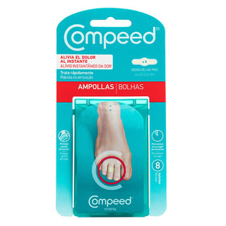 Compeed Pensos Bolhas Dedos dos Pés 8 unidades