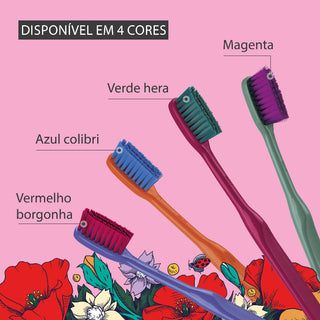 Cepillo de dientes Frida Kahlo 15/100 Verde de Elgydium Clinic