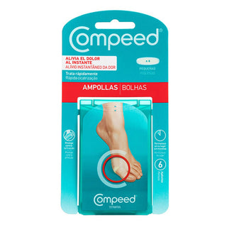 Apósitos Compeed para ampollas pequeñas en los dedos del pie (6 unidades)
