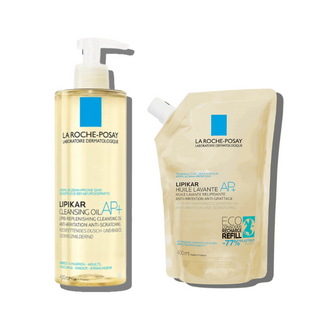 La Roche-Posay Lipikar Pack Eco-Poupança Óleo Lavante Ap(+) 400ml + Recarga