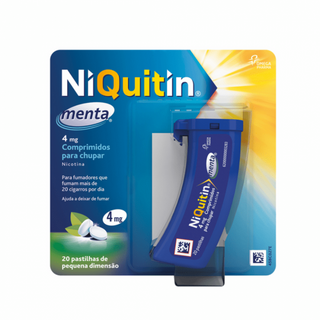 Niquitin Mint 4 mg 20 comprimidos para chupar