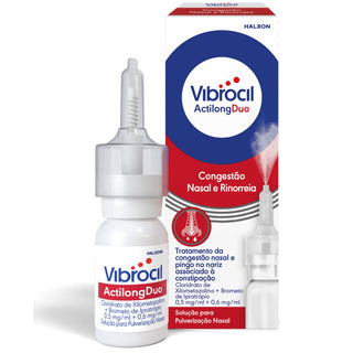Vibrocil Actilongduo 0,5/0,6 Mg/ml 10ml Spray Nebulização
