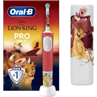 Oral B Escova de Dentes Elétrica Vitality Pro Kids 3+ Rei Leão Viagem