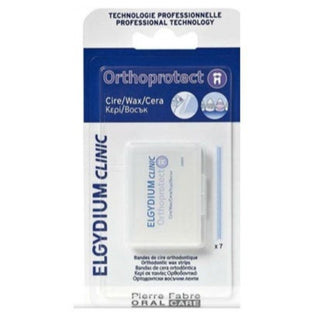 Tiras de cera Orthoprotect de Elgydium Clinic (7 unidades)