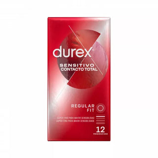 Durex Sensitivo Contacto Total Preservativos 12 Unidades