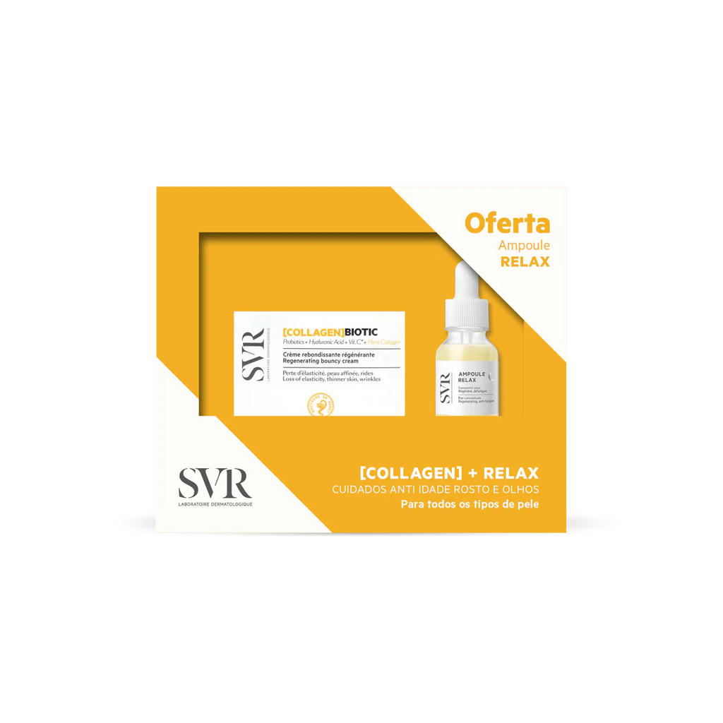 SVR Coffret Collagen Biotic Creme Regenerador Reafirmante 50ml + Ampoule Relax 15ml