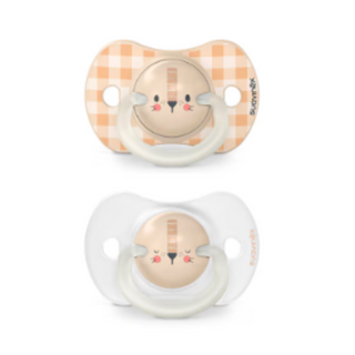 Suavinex Chupeta Fisiológica Nocturno Coleção Night & Day Bege