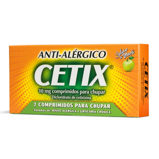 Cetix 10 Mg 7 Comprimidos Chupar