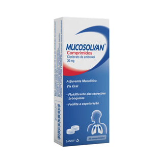 Mucosolvan Comprimidos, 30 Mg 20 Comprimidos