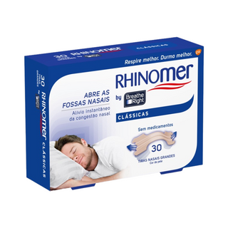 Rhinomer By Breathe Right Clássicasgrandes 30 Unidades