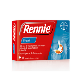Rennie Digestif 680 + 80mg 48 comprimidos masticables