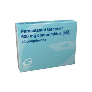 Paracetamol Generis MG 500mg 20 Comprimidos