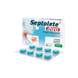 Septolete Dúo, 3/1 Mg x 16 Tabletas