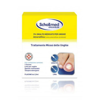 Amorolfina Schollmed, 50 Mg/ml -2,5ml x 1 Verniz
