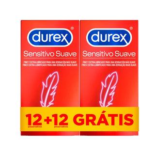Durex Sensitivo Preservativos 12 Unidades com Oferta de 2ª Embalagem