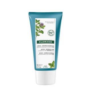 Klorane Capilar Menta Aquática Bio Condicionador Detox Antipoluição 150ml