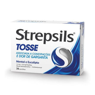 Strepsils Tos 1.2/0.6 mg 36 pastillas