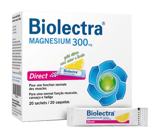 Biolectra Magnésio 300mg Direct 20 Saquetas