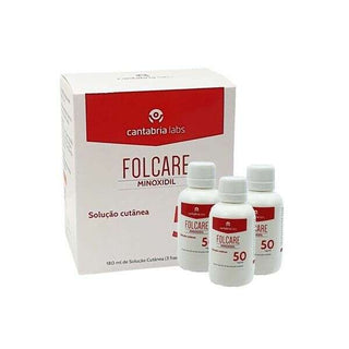 Cantabria Folcare Minoxidil 50mg/ml Solução Cutânea x3 Frascos 60ml