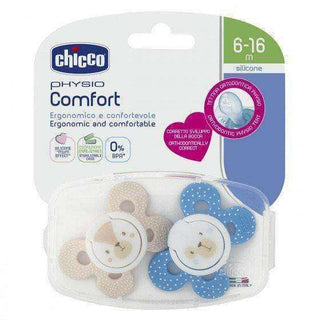 Chicco Chupeta Physio Comfort Rapaz 6-16 Meses duo