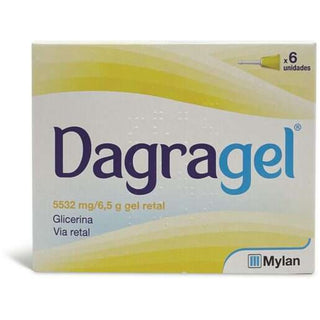 Dagragel (6,5g), 0,078/5,532g 6 Bisnagas Retais em Gel