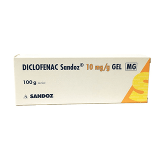 Diclofenac Sandoz 10 Mg/G 100g gel bisnaga