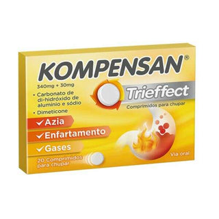 Kompensan Trieffect 20 Comprimidos Mastigáveis