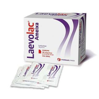 Laevolac Sabor a Ameixa (15ml), 666,7mg/ml 30 Saquetas Orais