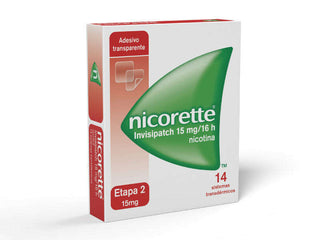 Nicorette Invisipatch 14 sistemas transdérmicos 15mg/16h