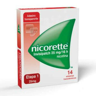 Nicorette Invisipatch 14 sistemas transdérmicos 25mg/16h