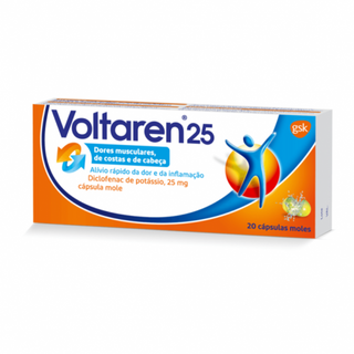 Voltaren 25 mg 20 cápsulas blandas