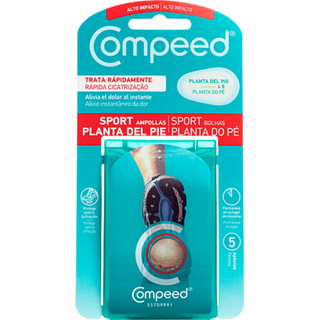 Parche plantar Compeed Sport para pie 5 unidades
