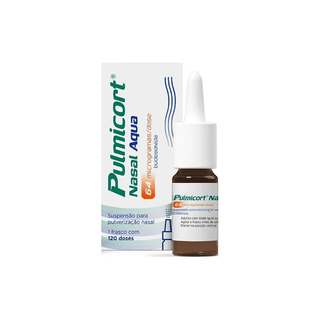 Pulmicort Nasal Aqua 120 Doses 64 Mcg/Dose Solução Pulverização Nasal