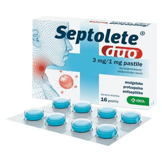 Septolete Duo Limão E Flor De Sabugueiro, 3/1 Mg x 16 Pastilhas
