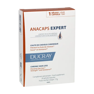 Ducray Anacaps Expert para la pérdida crónica del cabello (30 cápsulas)