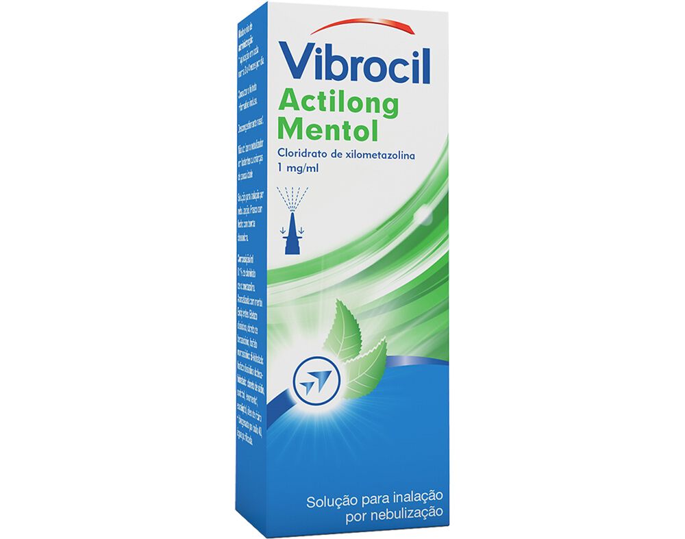 Vibrocil Actilong Mentol 1 Mg/ml Spray Nebulização 10ml