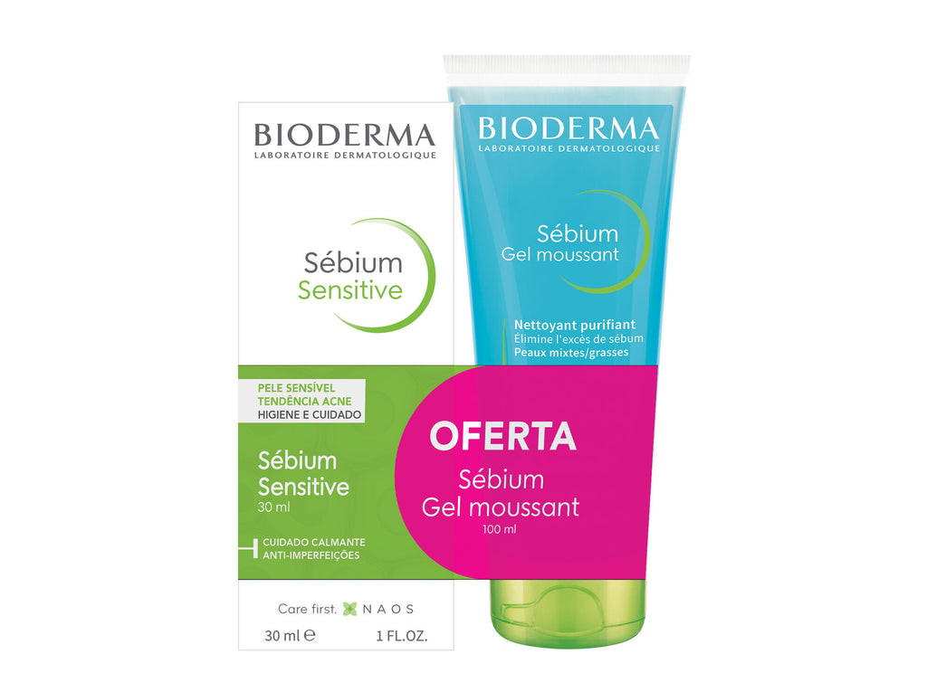 Bioderma Sébium Crema Sensible 30ml + Gel Limpiador 100ml Oferta