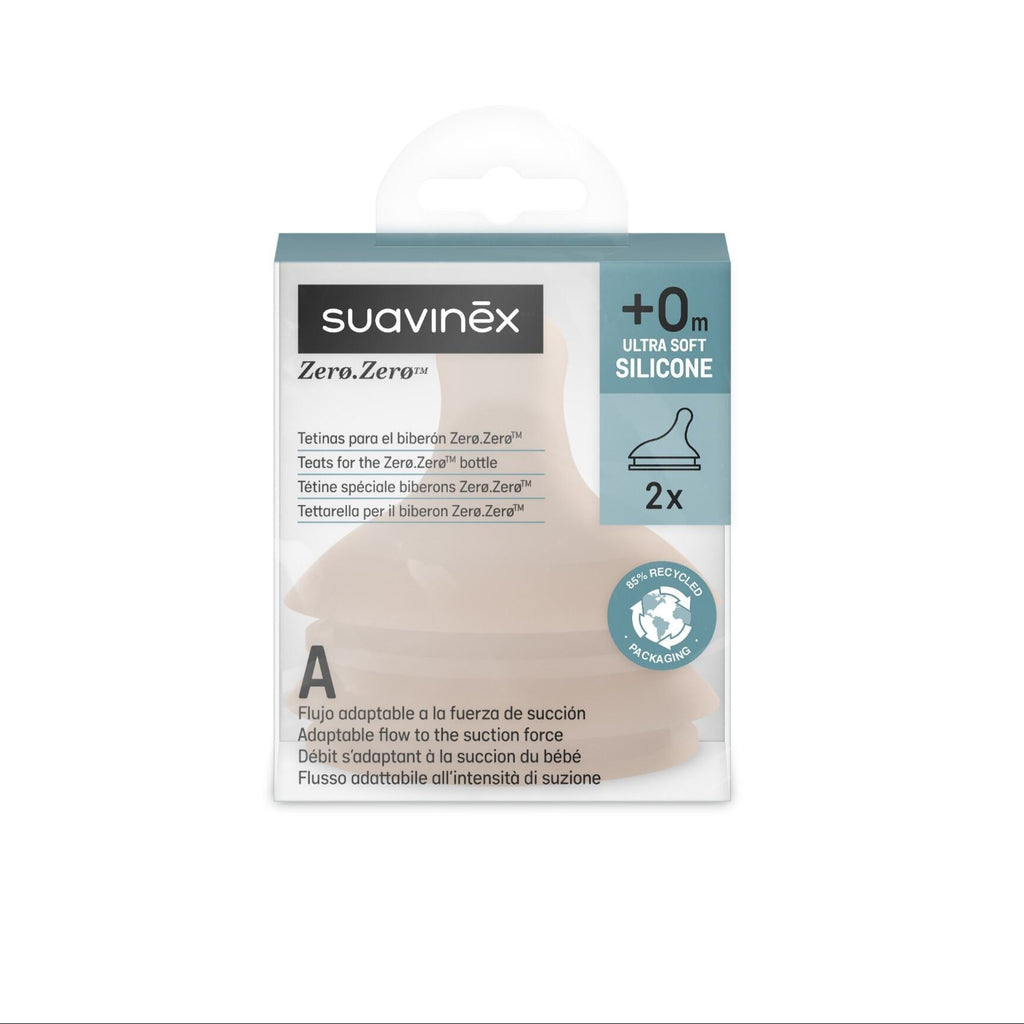 Suavinex Zero Zero Tetina A Fluxo Adaptável Medium 2 Unidades