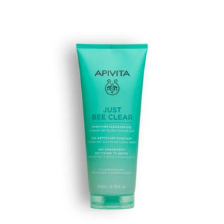 Apivita Just Bee Clear Gel de Limpeza Purificante 200ml