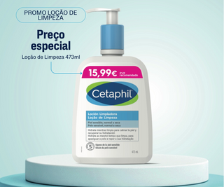 Cetaphil Loção de Limpeza 473ml - Preço Especial