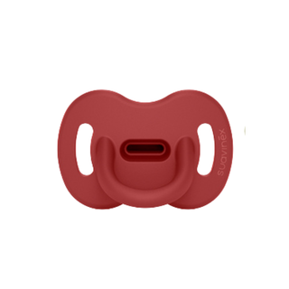 Suavinex Smoothie Chupeta Silicone Tetina Fisiológica 0-6m Vermelho