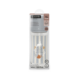 Biberón Suavinex Wonderland SX Pro de poliamida de flujo rápido, 360 ml, color 5