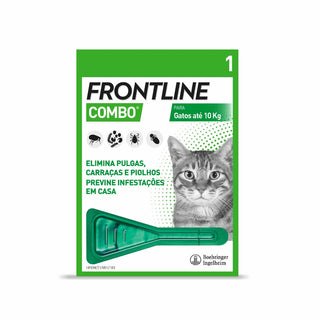 Frontline Combo Gato até 10kg Solução para Unção Tópica 0,5ml 1 Pipeta