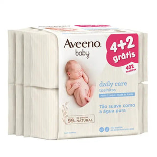 Aveeno 6 Packs Baby Toalhitas 72 unidades