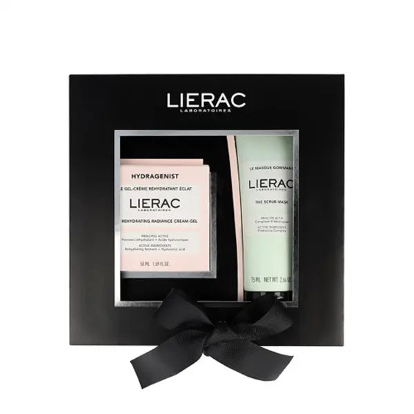 Lierac Coffrey Hydragenist Gel Creme Hidratação Iluminadora 50ml + Máscara Esfoliante 75ml