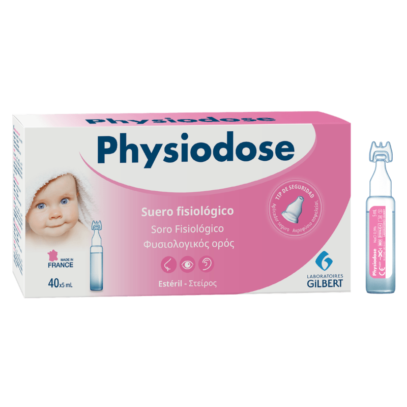 Physiodose Soro Fisiológico Infantil 5ml 40 Unidoses